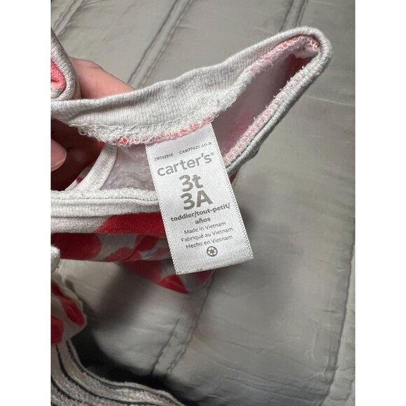 Carter's Heart Dress Girls Size 3T Excellent Very gently used condition No flaws - Picture 4 of 4